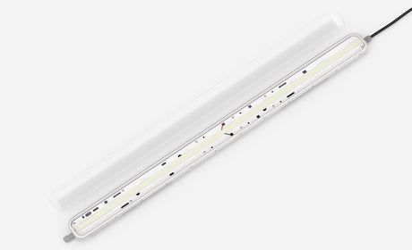 LED tri-proof armatuur 1500mm 50W - geopend armatuur met losse afdekking