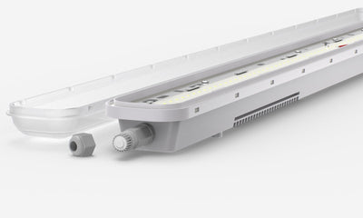LED tri-proof armatuur 1500mm 50W - geopend armatuur met LED-module