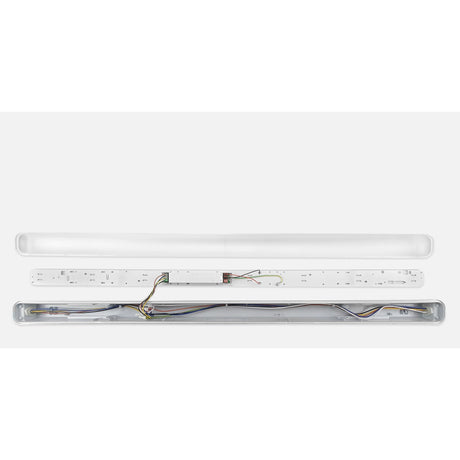 LED tri-proof armatuur DALI dimbaar - geopend met LED-module en driver