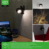 LED Oplaadbare Tafellamp 240 Lumen - Warmwit 3000K Koelwit 4000K Daglichtwit 6000K - Dimbaar - USB-C - 3-in-1 - Zwart