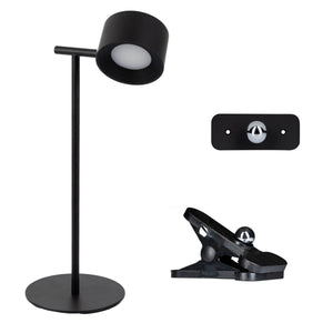 LED Oplaadbare Tafellamp 240 Lumen - Warmwit 3000K Koelwit 4000K Daglichtwit 6000K - Dimbaar - USB-C - 3-in-1 - Zwart
