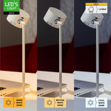 LED Oplaadbare tafellamp 240 lumen - 7.4W - Warmwit 3000K / Koelwit 4000K / Daglichtwit 6000K - 3-in-1 met magnetische beugel