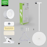 LED Oplaadbare tafellamp 240 lumen - 7.4W - Warmwit 3000K / Koelwit 4000K / Daglichtwit 6000K - 3-in-1 met magnetische beugel