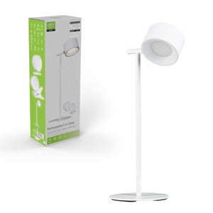LED Oplaadbare tafellamp 240 lumen - 7.4W - Warmwit 3000K / Koelwit 4000K / Daglichtwit 6000K - 3-in-1 met magnetische beugel