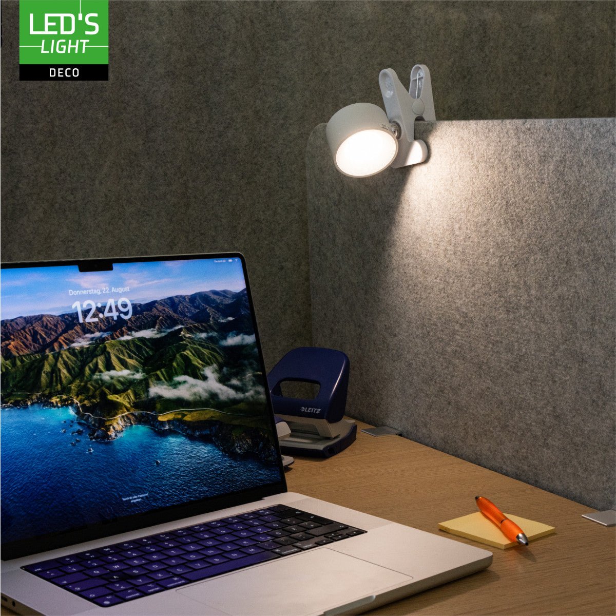 LED Oplaadbare tafellamp 240 lumen - 7.4W - Warmwit 3000K / Koelwit 4000K / Daglichtwit 6000K - 3-in-1 met magnetische beugel