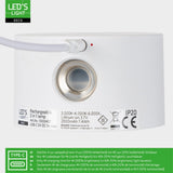 LED Oplaadbare tafellamp 240 lumen - 7.4W - Warmwit 3000K / Koelwit 4000K / Daglichtwit 6000K - 3-in-1 met magnetische beugel