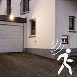 LED Schijnwerper 4200 lumen - 30W - Koelwit 4000K - Bewegingssensor - Daglichtsensor - IP65 Waterdicht