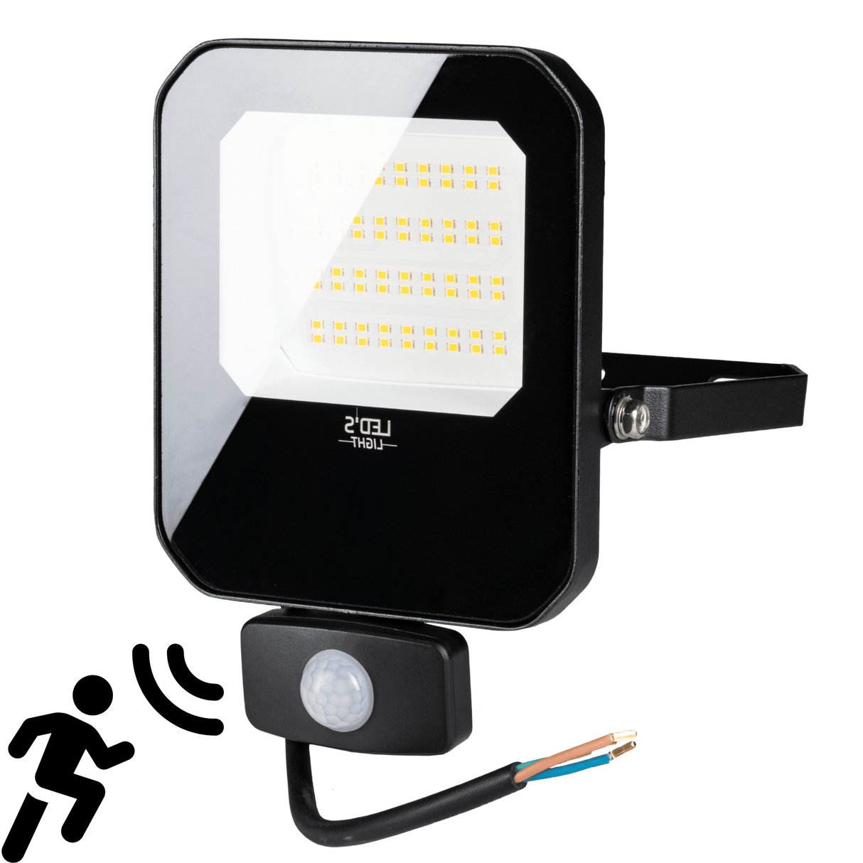 LED Schijnwerper 4200 lumen - 30W - Koelwit 4000K - Bewegingssensor - Daglichtsensor - IP65 Waterdicht
