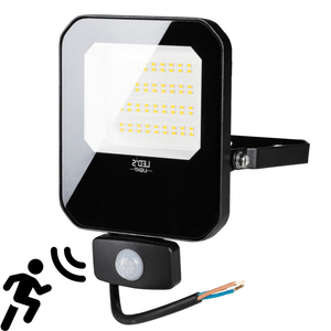 LED Schijnwerper 4200 lumen - 30W - Koelwit 4000K - Bewegingssensor - Daglichtsensor - IP65 Waterdicht