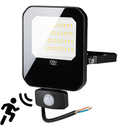 LED Schijnwerper 4200 lumen - 30W - Koelwit 4000K - Bewegingssensor - Daglichtsensor - IP65 Waterdicht