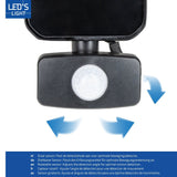 LED Schijnwerper 4200 lumen - 30W - Koelwit 4000K - Bewegingssensor - Daglichtsensor - IP65 Waterdicht