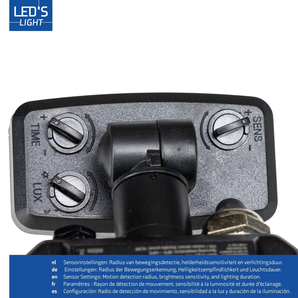 LED Schijnwerper 4200 lumen - 30W - Koelwit 4000K - Bewegingssensor - Daglichtsensor - IP65 Waterdicht