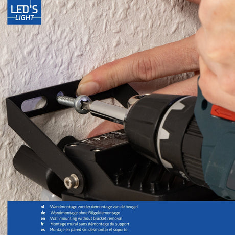 LED Schijnwerper 4200 lumen - 30W - Koelwit 4000K - Bewegingssensor - Daglichtsensor - IP65 Waterdicht