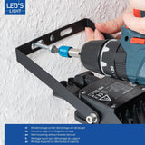 LED Schijnwerper 50W met Sensor - 6000 lumen - Koelwit 4000K - PIR Bewegingssensor - IP65 - Zwart