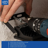 LED Schijnwerper - 1200 Lumen - 10W - Koelwit 4000K - IP65 - Compact