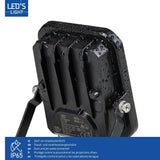 LED Schijnwerper - 1200 Lumen - 10W - Koelwit 4000K - IP65 - Compact