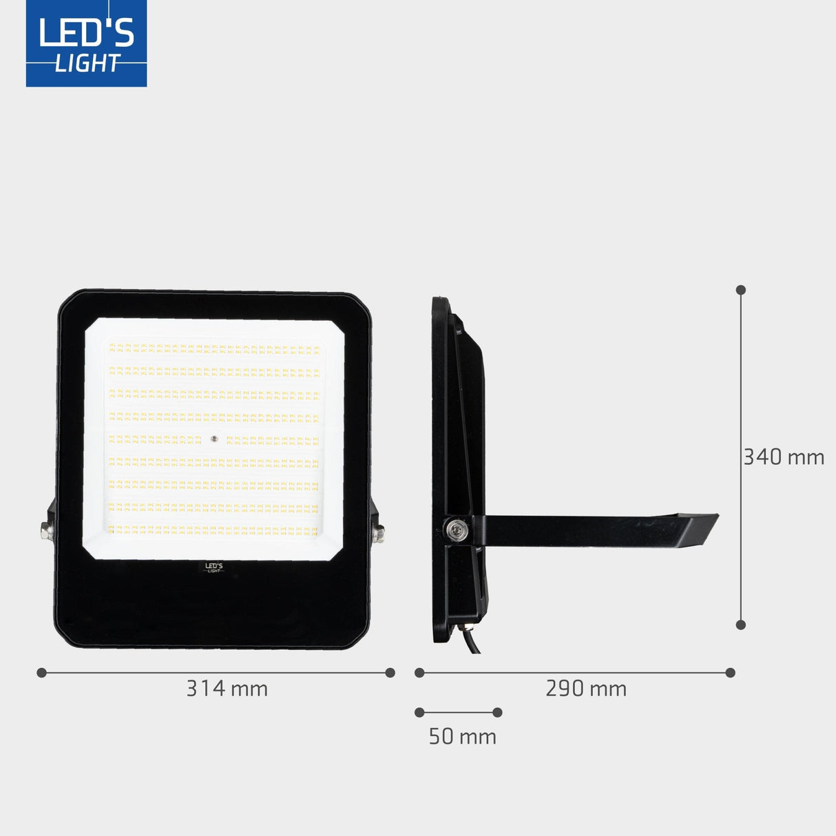 LED Schijnwerper 25500 lumen - 200W - Koelwit 4000K - IP65 Waterdicht - IK07 Slagvast