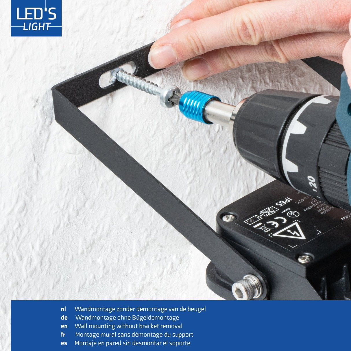 LED Schijnwerper 25500 lumen - 200W - Koelwit 4000K - IP65 Waterdicht - IK07 Slagvast