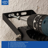 LED Schijnwerper 4200 Lumen - 30W - Koelwit - IP65 Waterdicht - Zwart