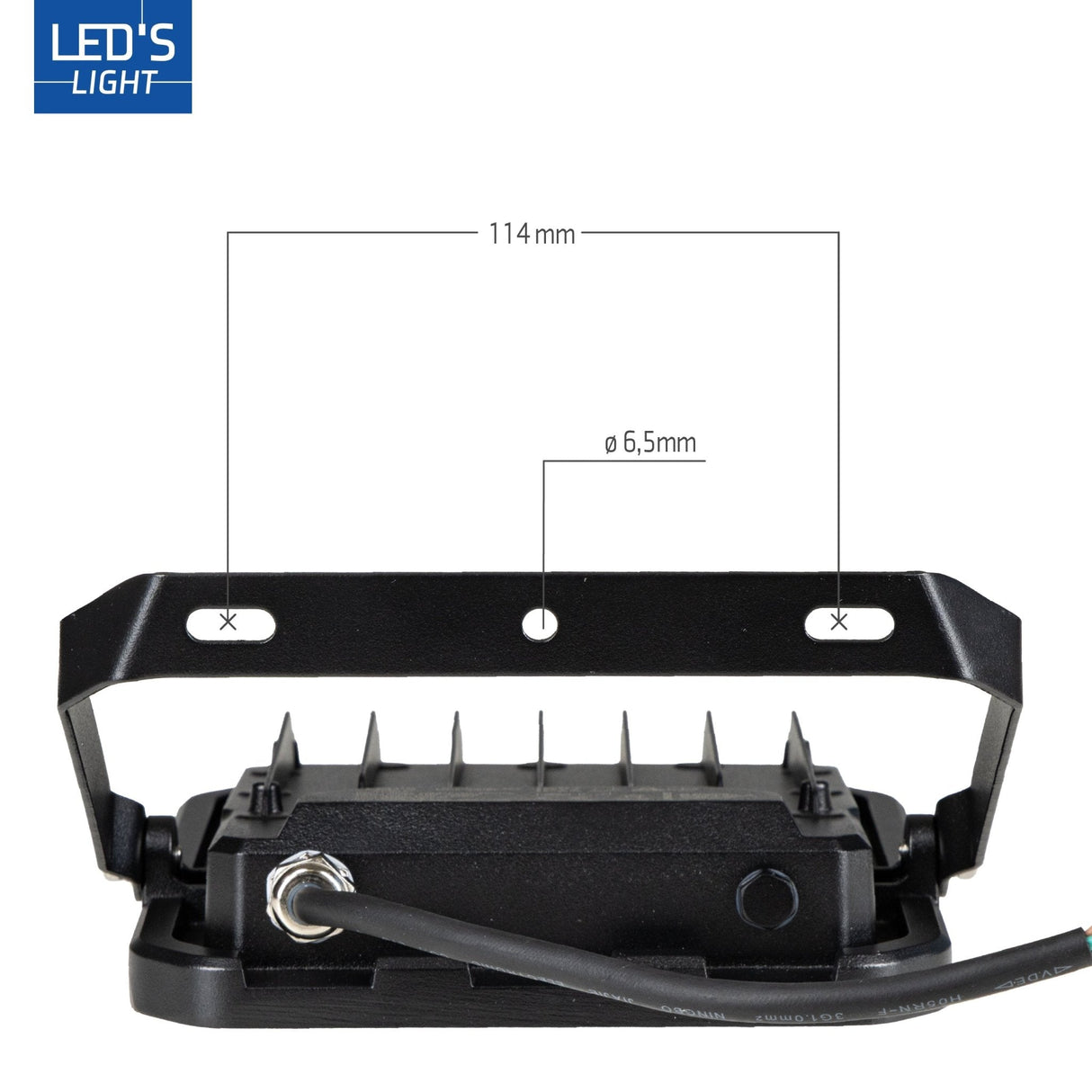 LED Schijnwerper 7000 Lumen - 50W - Koelwit 4000K - IP65 - Symmetrisch 110°