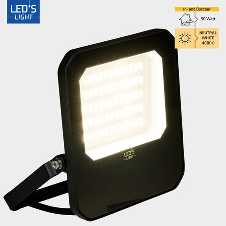 LED Schijnwerper 7000 Lumen - 50W - Koelwit 4000K - IP65 - Symmetrisch 110°