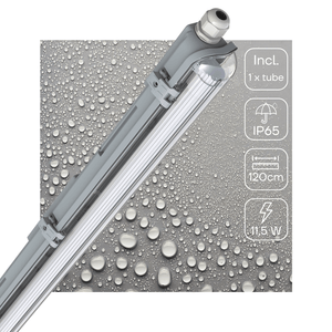 LED TL-Armatuur IP65 2130 Lumen - 11.5W - 4000K Koelwit - 120cm - Waterdicht