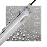 LED TL Armatuur 1110 lumen - 6W - Koelwit 4000K - 60cm - IP65 Waterdicht - IK08 Slagvast - Verwisselbare Buis
