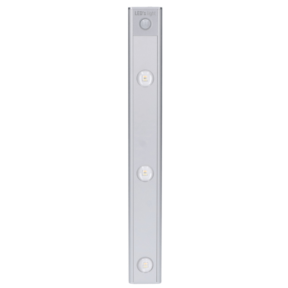 Éclairage de meuble EasyFix à installer sous le meuble avec détecteur de mouvement - fonction RGB - 3 points lumineux - Sans fil et rechargeable (USB-C) - 35 cm