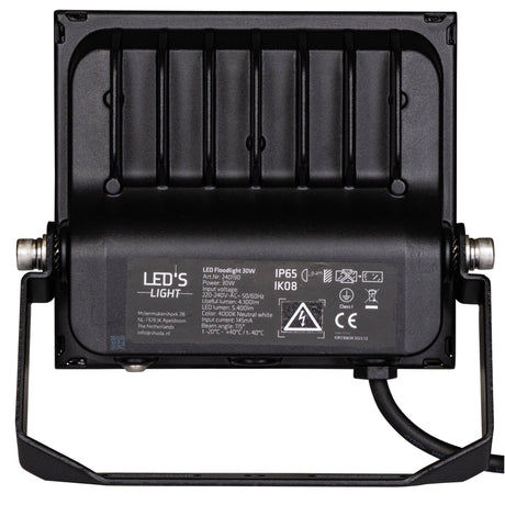 LED Schijnwerper - 4100 Lumen - 30W - Koelwit 4000K - IP65 - IK08 - C4 Corrosiebestendig