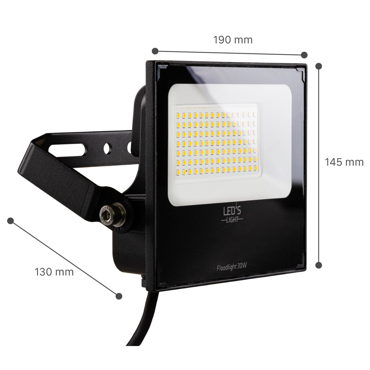 LED Schijnwerper - 4100 Lumen - 30W - Koelwit 4000K - IP65 - IK08 - C4 Corrosiebestendig
