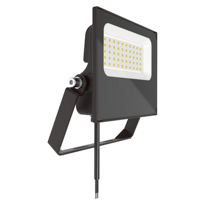 Projecteur LED 50W - 6850 lumens - Blanc froid 4000K - IP65 IK08 - Inclinable - Noir