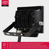 LED schijnwerper - 10W 900 lumen - IP65 waterdicht - met beugel