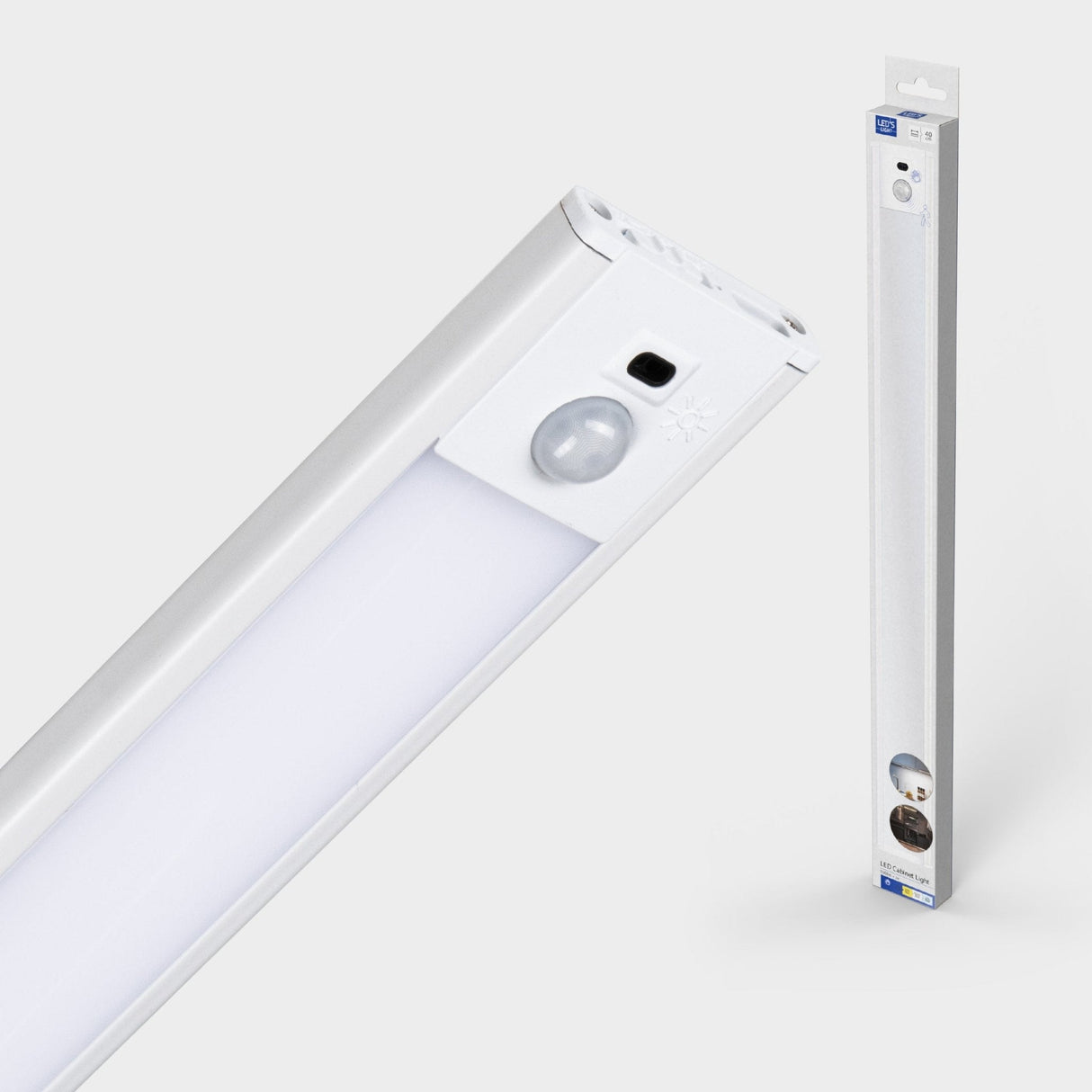LED Kastverlichting met Sensor 40cm - 150 lumen - 2W - Oplaadbaar USB-C - Bewegings- en Zwaaisensor - Dimbaar