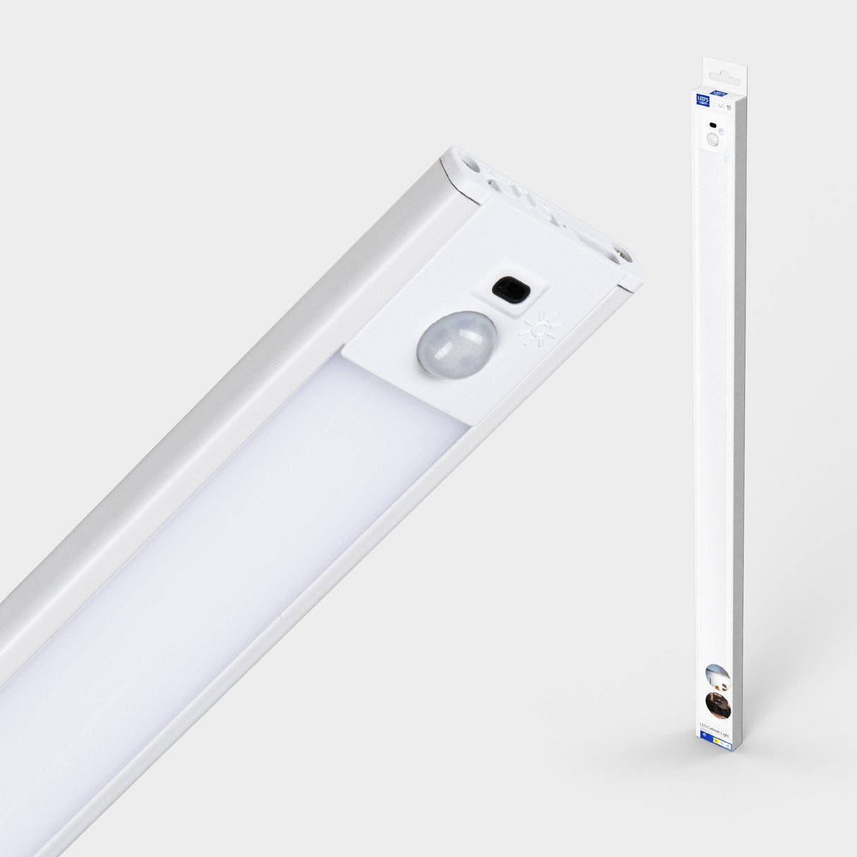LED kastverlichting met sensor 60cm - 200 lumen - 3W - 3 lichtkleurmodi (warmwit 3000K/koelwit 4000K/daglichtwit 6500K) - dimbaar - oplaadbaar - draadloos - zwaai- en bewegingssensor - USB-C
