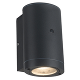 Lampe extérieure LED's Light avec détecteur - IP44 étanche - douille GU10 - Modèle Bari - Anthracite