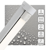 Luminaire LED pour tube fluorescent 1900 lumen - 18W - Blanc froid 4000K - 120cm - tube remplaçable