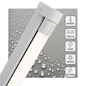 LED TL Armatuur 2520 lumen - 24W - 4000K - 150cm - Inclusief Buis