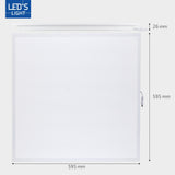 LED Paneel 4000 lumen - 40W - Koelwit 4000K - 60x60cm - Inbouw - UGR<22