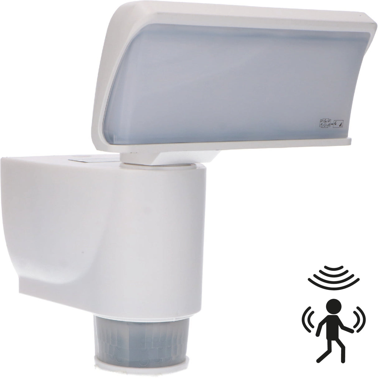 LED Schijnwerper met Bewegingssensor - 1400 lumen - Koelwit 4000K - Wit