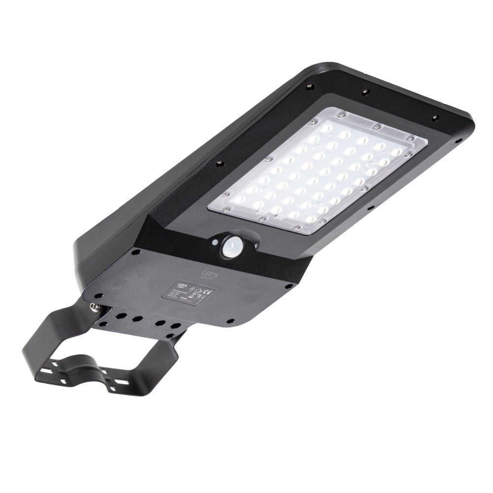 Solar LED straatverlichting koelwit 4000K met bewegingssensor - 3000 lumen - IP65 waterdicht