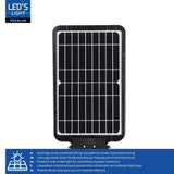 Solar LED straatverlichting koelwit 4000K met bewegingssensor - 3000 lumen - IP65 waterdicht