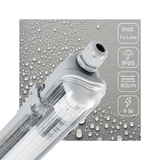 LED TL Armatuur 1125 lumen - 9W - Daglichtwit 6500K - 60cm - IP65 Waterdicht - EasyClick - Compleet met Buis