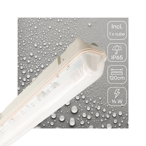 LED TL Armatuur 120cm 2100 lumen - 14W - Koelwit 4000K - IP65 Waterdicht - Bewegingssensor