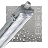 Luminaire LED TL 150cm 5760 lumen - 48W - Blanc lumière du jour 6500K - Étanche IP65 - 120lm/W