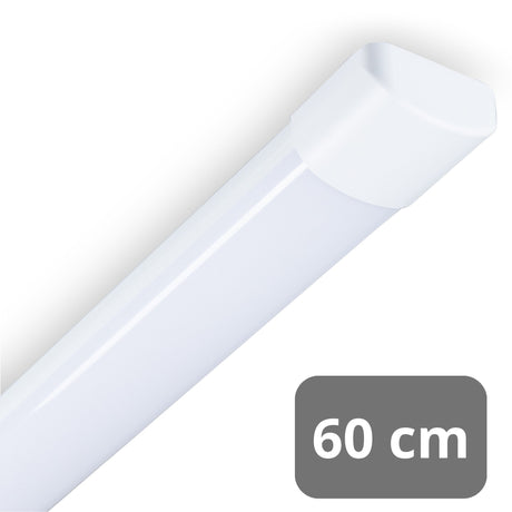 LED Batten Armatuur 2330 lumen - 18W - Koelwit 4000K - 60cm - IP40 - IK08 Slagvast - Slank Design
