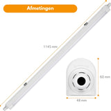 LED Vochtbestendig armatuur 120cm - 4320 lumen - 36W - Koelwit 4000K - IP65 - IK08 - Koppelbaar tot 10 stuks