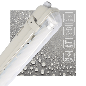 LED TL Armatuur 3100 Lumen - 20W - Koelwit - Bewegingssensor - IP65 Waterdicht - 150cm