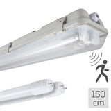LED TL-Armatuur met Sensor IP65 4200 Lumen - 28W - 4000K Koelwit - 120cm - Bewegingssensor en Daglichtsensor