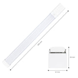 Réglette LED avec prise 60cm 1700 lumens - 15W - Dimmable - 3 couleurs de lumière - IP44 Salle de bains