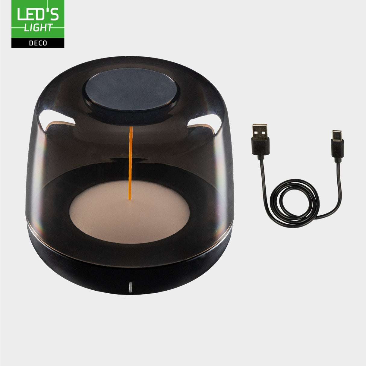 LED Tafellamp Oplaadbaar (USB-C) - RGBW Kleuren - Touch Dimbaar - IP44 - Binnen en Buiten